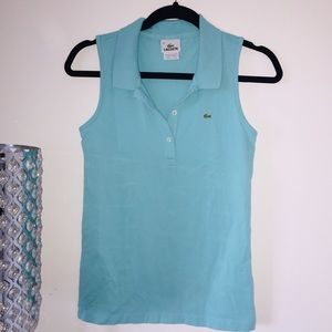 Lacoste sleeveless polo